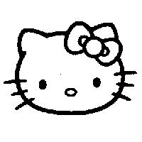 HELLO KITTY 臉圖