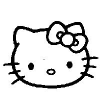 HELLO KITTY 臉圖