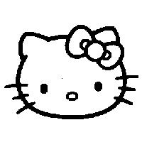 HELLO KITTY 臉圖