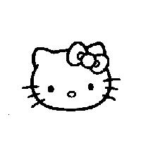 HELLO KITTY 臉圖