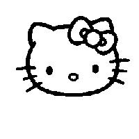 HELLO KITTY 臉圖