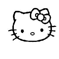 HELLO KITTY 臉圖