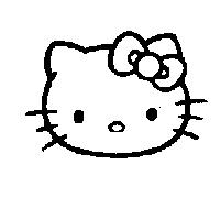 HELLO KITTY 臉圖