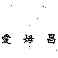 愛姆昌 AMATRON IN CHINESE CHARAECERS 