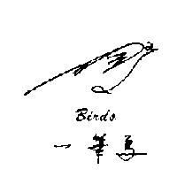 一筆鳥 BIRDS 及圖形