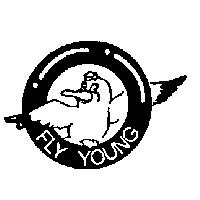 信天翁標章圖 FLY YOUNG