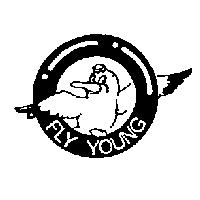 信天翁標章圖 FLY YOUNG