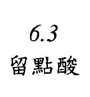 6.3 留點酸