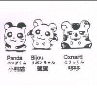 小熊貓 Panda パンダくん麗麗 Bijou リボンちやん 哆哆 Oxnard こうしくん 及圖