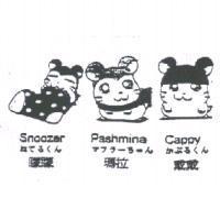 矇矇 Snoozer ねてゐくん 瑪拉 Pashmina マフラ-ちやん 戴戴 Cappy かぶゐくん及圖