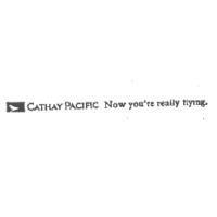 CATHAY PACIFIC & Brush Wing Device & Now you're really flying.