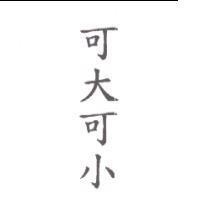 可大可小