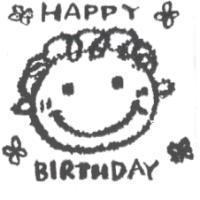 HAPPY BIRTHDAY 及圖