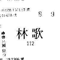 歌林 112 