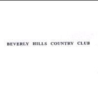 BEVERLY HILLS COUNTRY CLUB