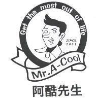 阿酷先生 Mr. A-Cool Get the most out of life SINCE2002 及圖