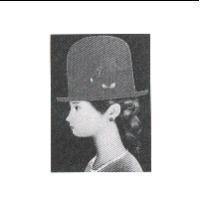 高帽子少女圖形