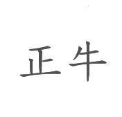 正牛