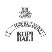 BUTTERFLY GLOBE KOPI BALI 及圖 pure bali coffee