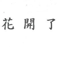 花開了