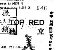 獨立 TOP RED 