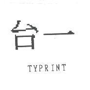 台一 TYPRINT