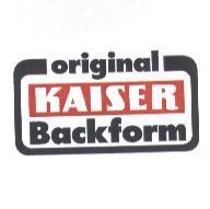 original KAISER BACKFORM