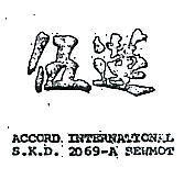伍蓮 ACCORD INTERNATIONAL S. K. D.2069 – A SEWMOT (墨