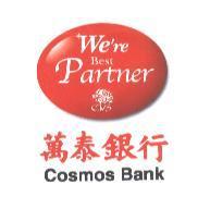 萬泰銀行 Cosmos Bank We're Best Partner 及圖