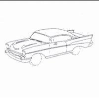 CHEVY BEL AIR 1957 BODY