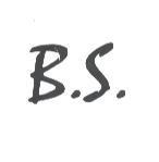 B.S.之設計字體
