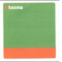 bticino and Label green-orange