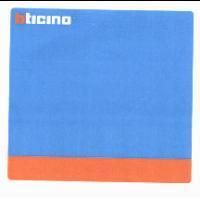 bticino and Label blue-orange