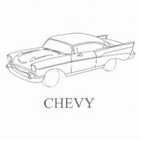 Chevy Bel Air 1957 Body Iwith CHEVY