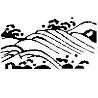 波浪圖 (墨色)