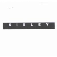 SISLEY in a black rectangle