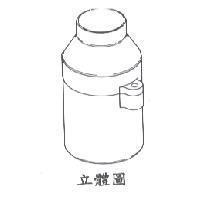 瓶子立體圖