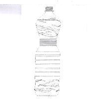 a three dimensional bottle device mark