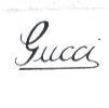 GUCCI, logo, low case letters, initial in capital letter