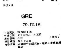 GRE