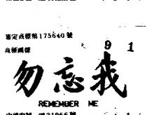 勿忘我 REMEMBER ME 