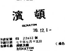 濱頓及圖 BENATON 