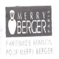 MERRY BERGER PARIS PARFUM DE MAISON POUR MERRY BERGER