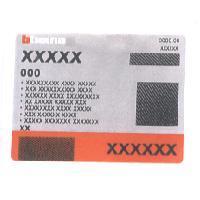 Label bticino grey-orange with 