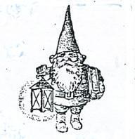 小矮人提燈籠圖