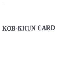KOB-KHUN CARD