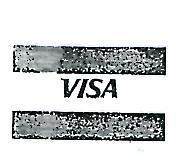 GOLD, WHITE & GOLG BANDS DESIGN WITH VISA 