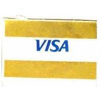 GOLD, WHITE GOLD BANDS DESIGN WITH VISA 
