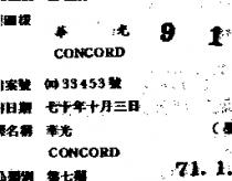 華光 CONCORD 