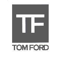 TF TOM FORD logo, two lines, rectangle